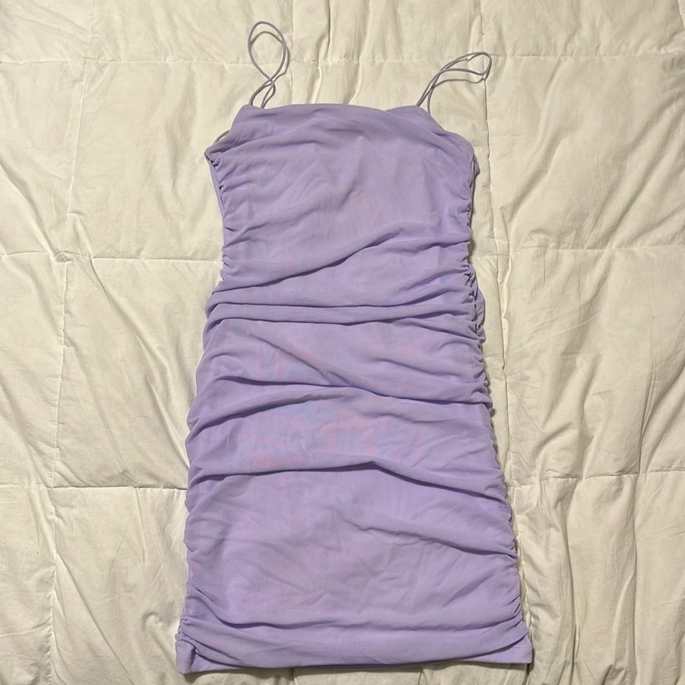 Hello Molly Purple Sinched dress